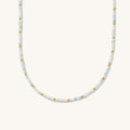 Aquamarine Bead Necklace