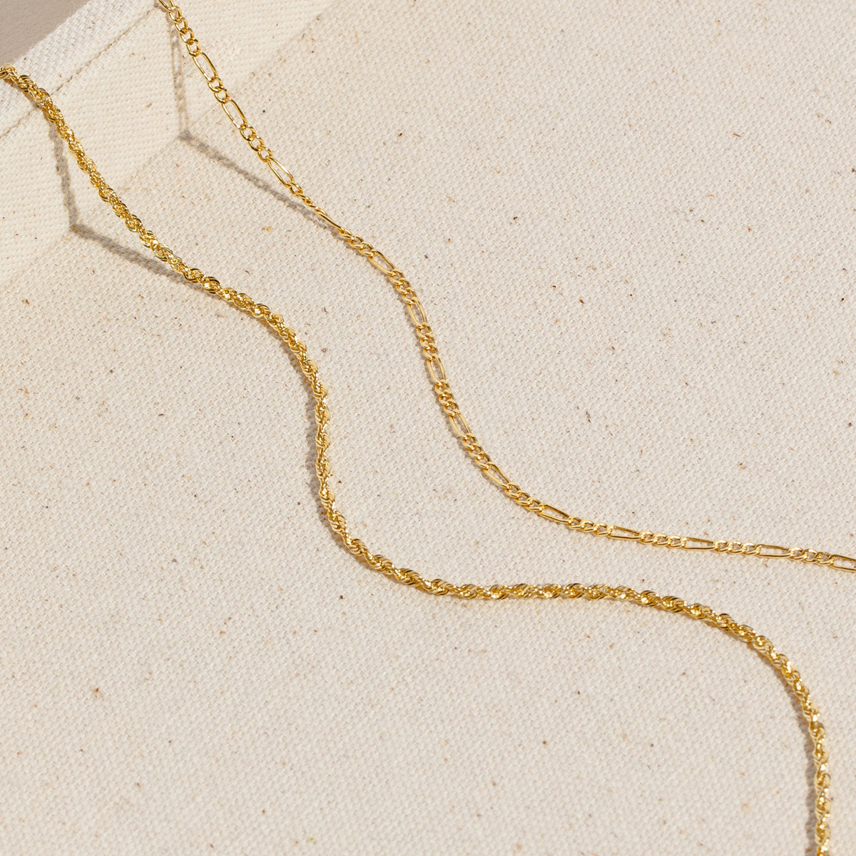 French Rope Necklace - 14k Solid Gold