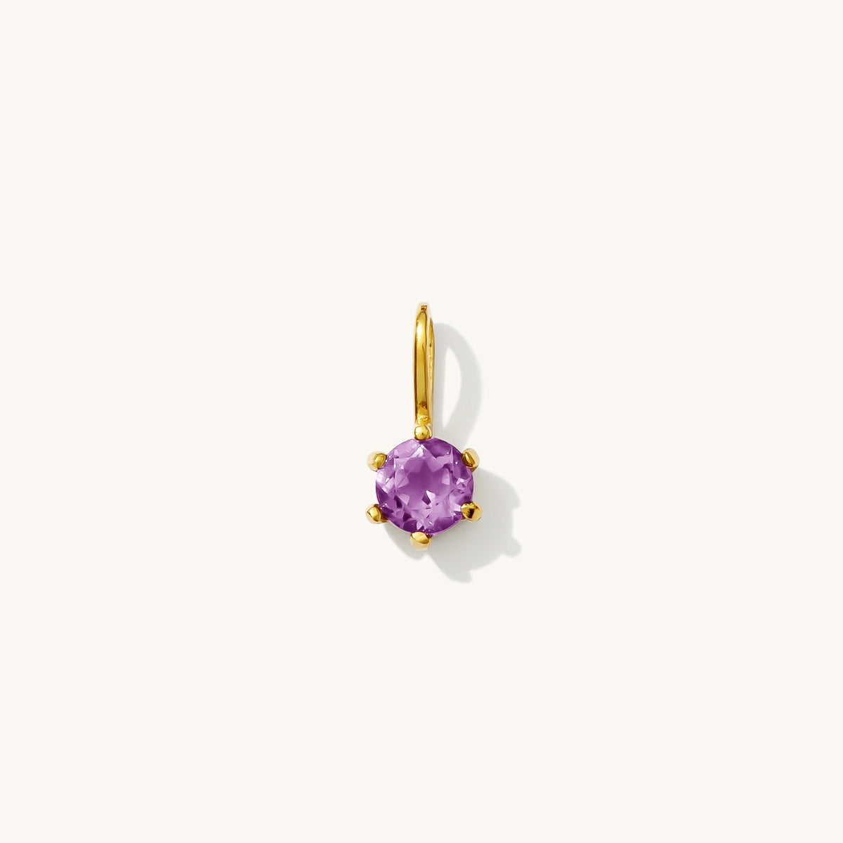 Amethyst Charm (February Birthstone)