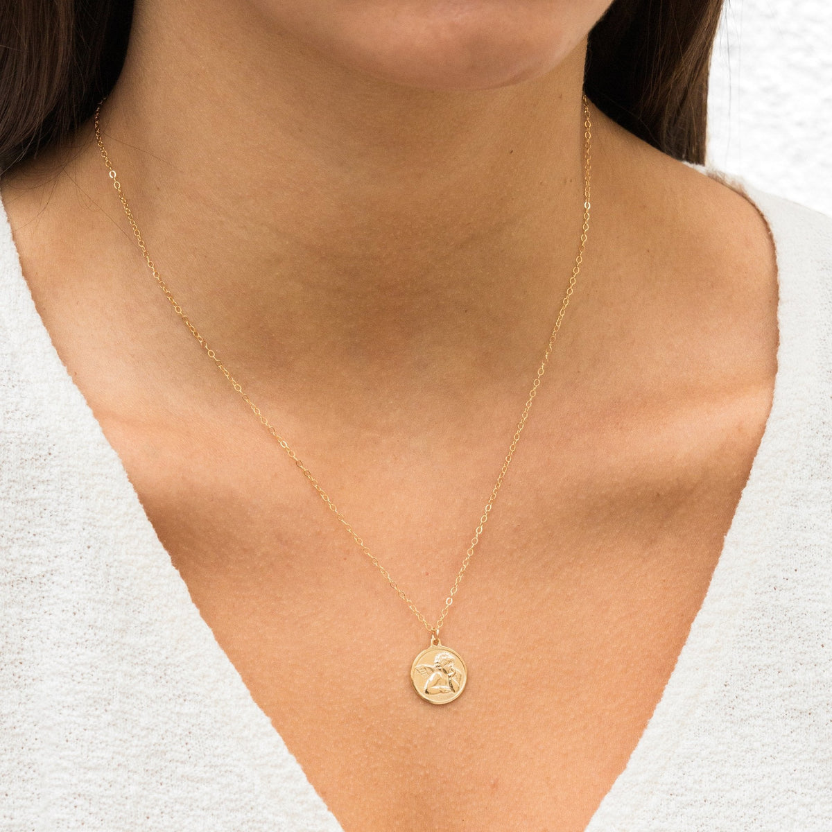 Angel Medallion Necklace