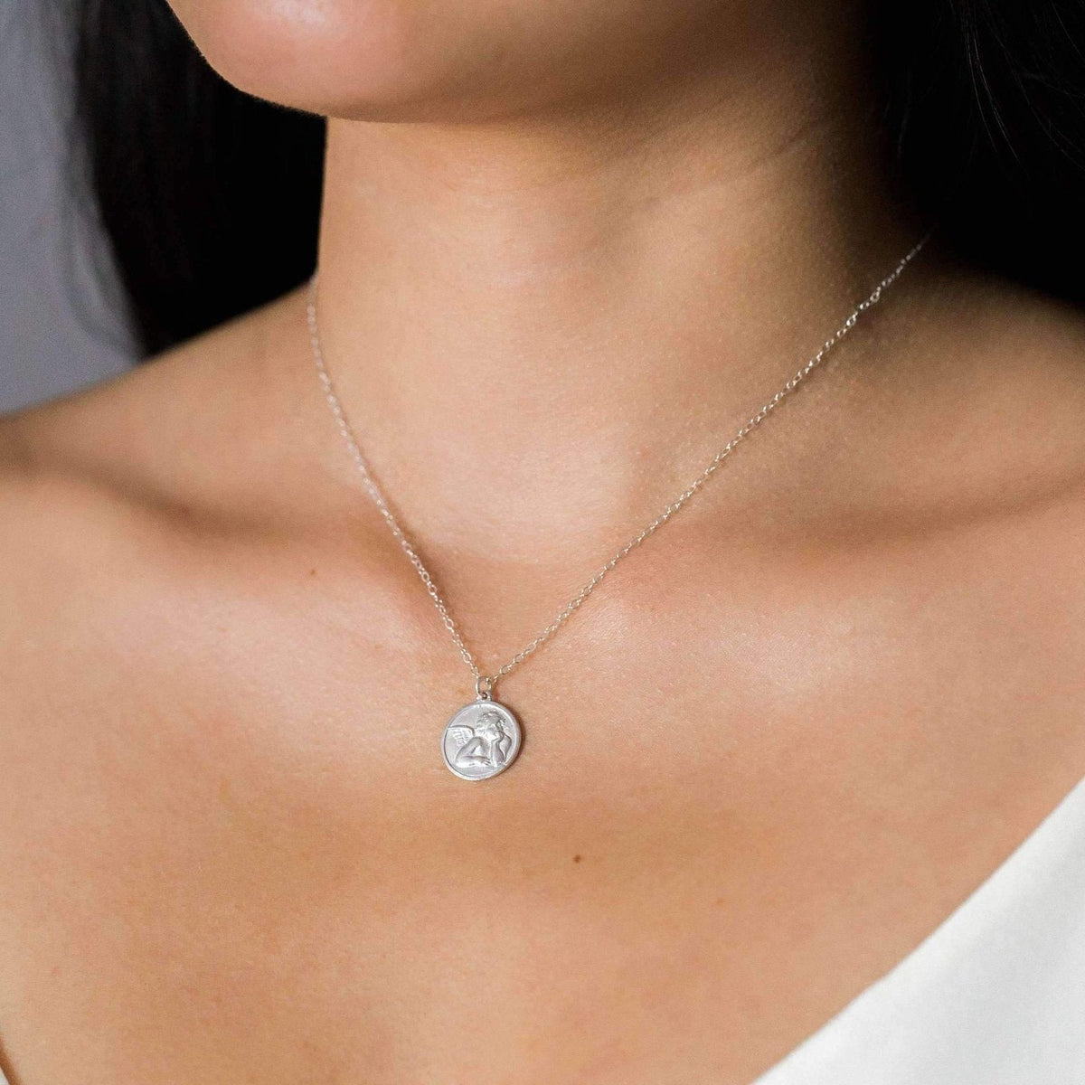Angel Medallion Necklace