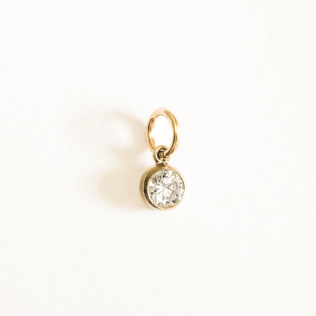 April Birthstone Charm (Diamond)