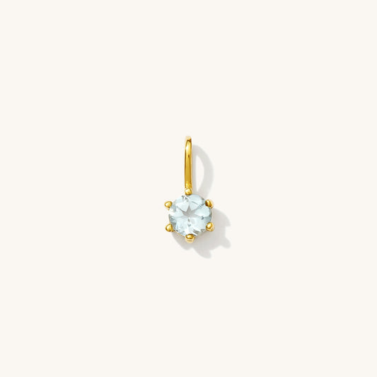 Aquamarine Charm (March Birthstone)