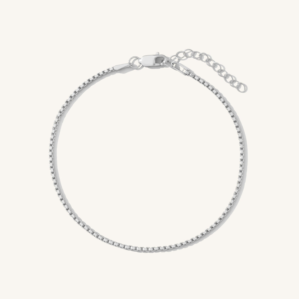 Thin Box Chain Bracelet