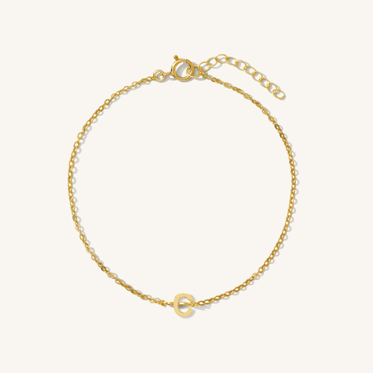 Tiny Initial Bracelet