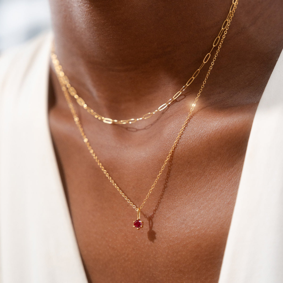 Ruby Charm (July Birthstone)