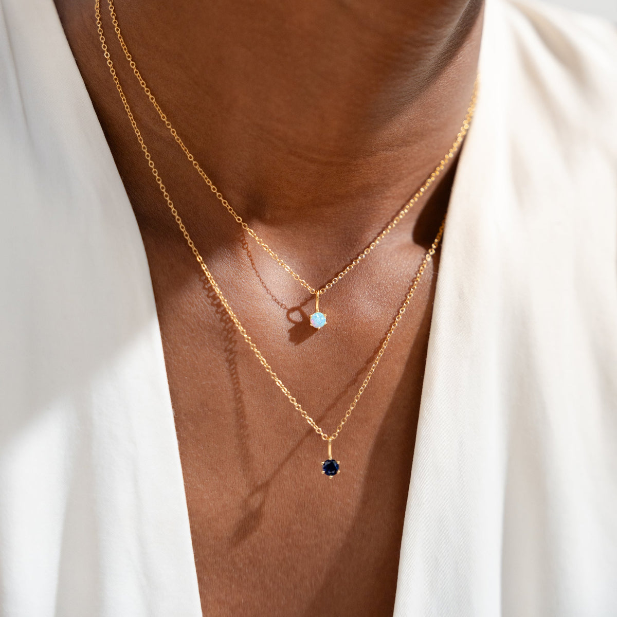 Opal Charm (October Birthstone)