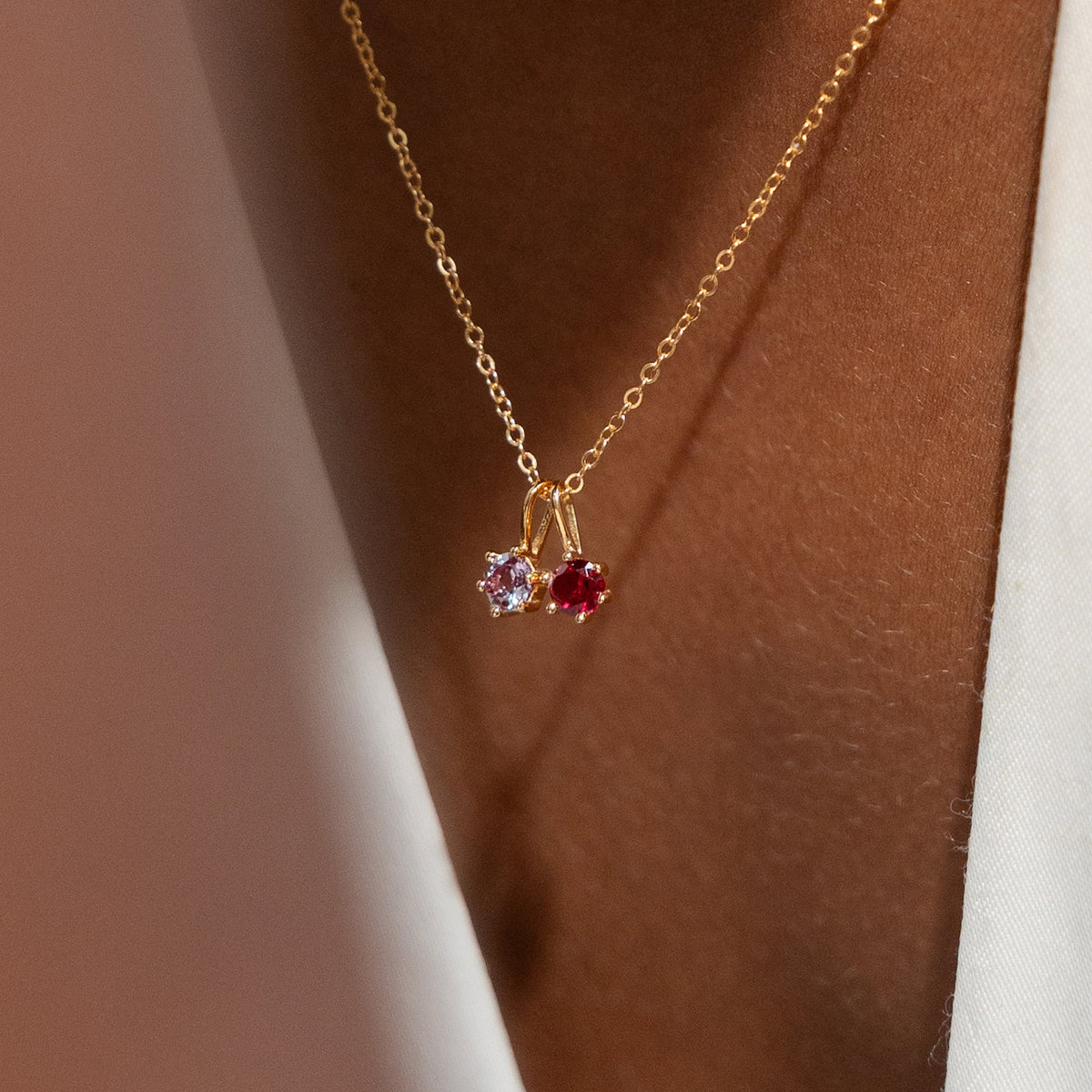 Spinel Charm (August Birthstone)