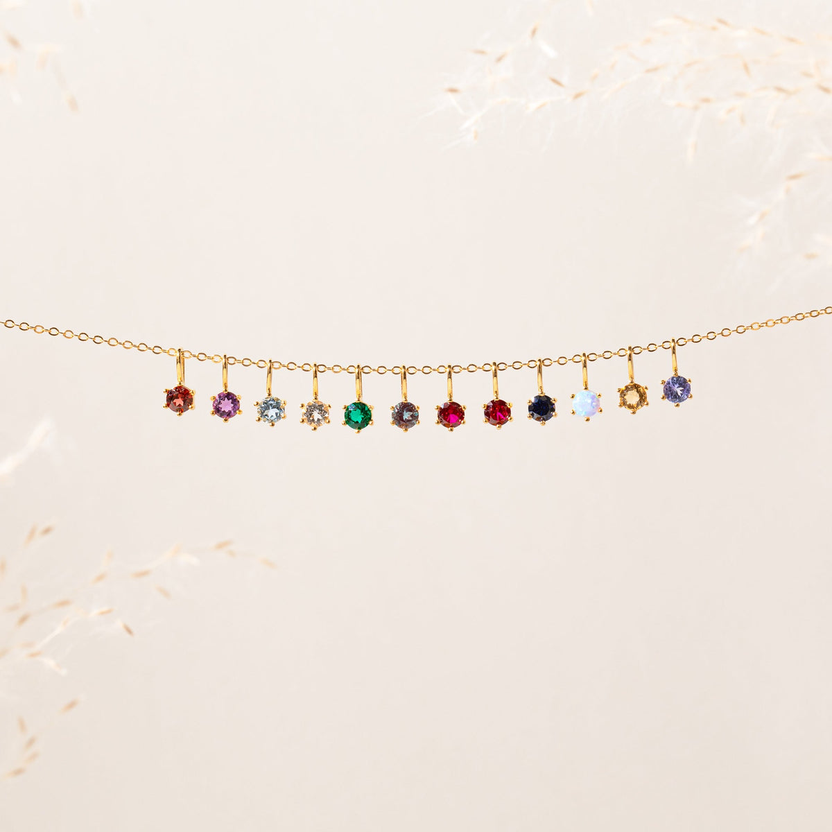 Dainty Birthstone Charm