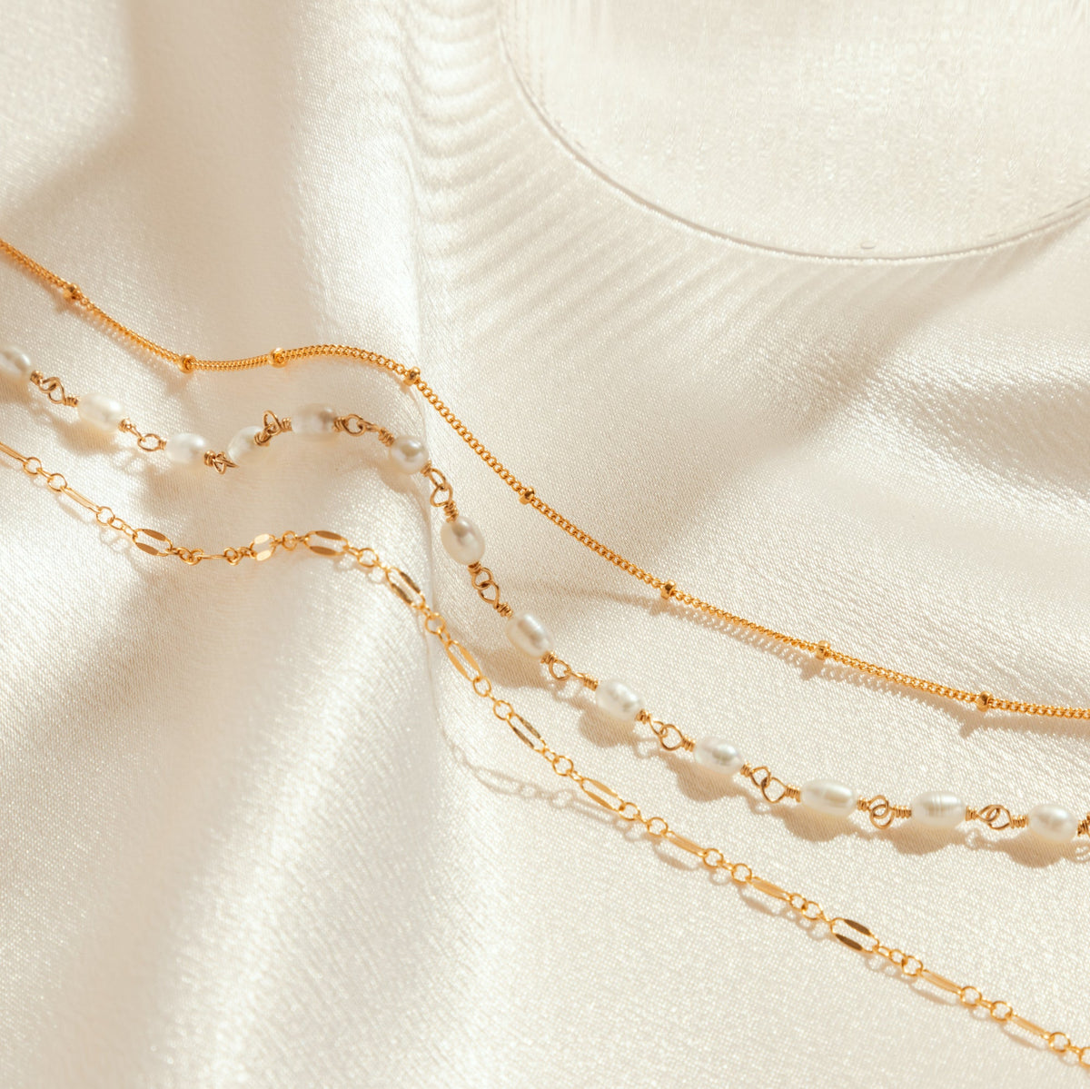 Pearl Chain Bracelet