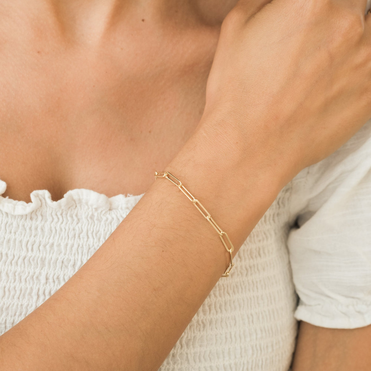 Chunky Paperclip Bracelet