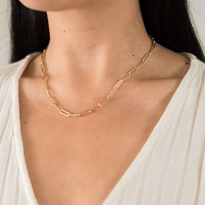 Chunky Paperclip Necklace
