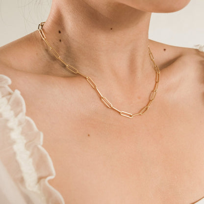 Chunky Paperclip Necklace