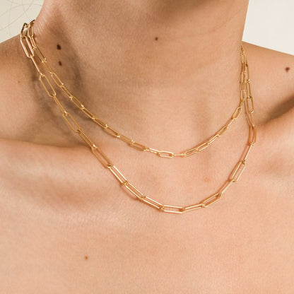 Chunky Paperclip Necklace