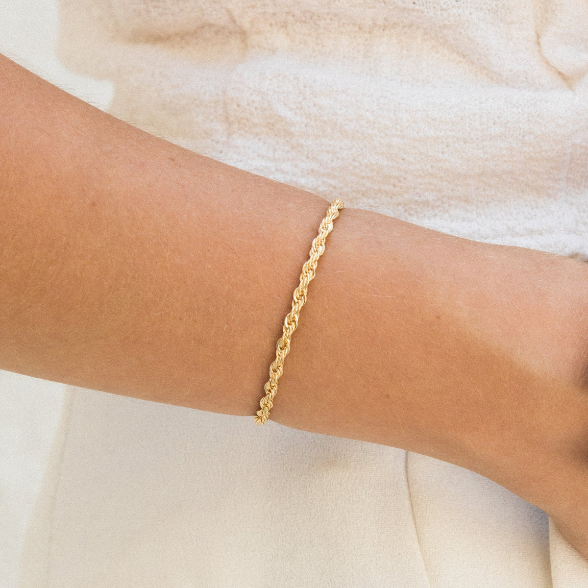 Chunky Rope Chain Bracelet