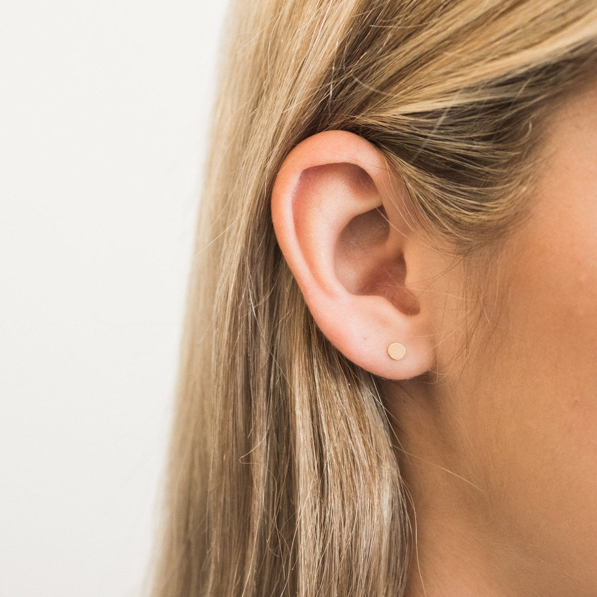 Circle Stud Earrings