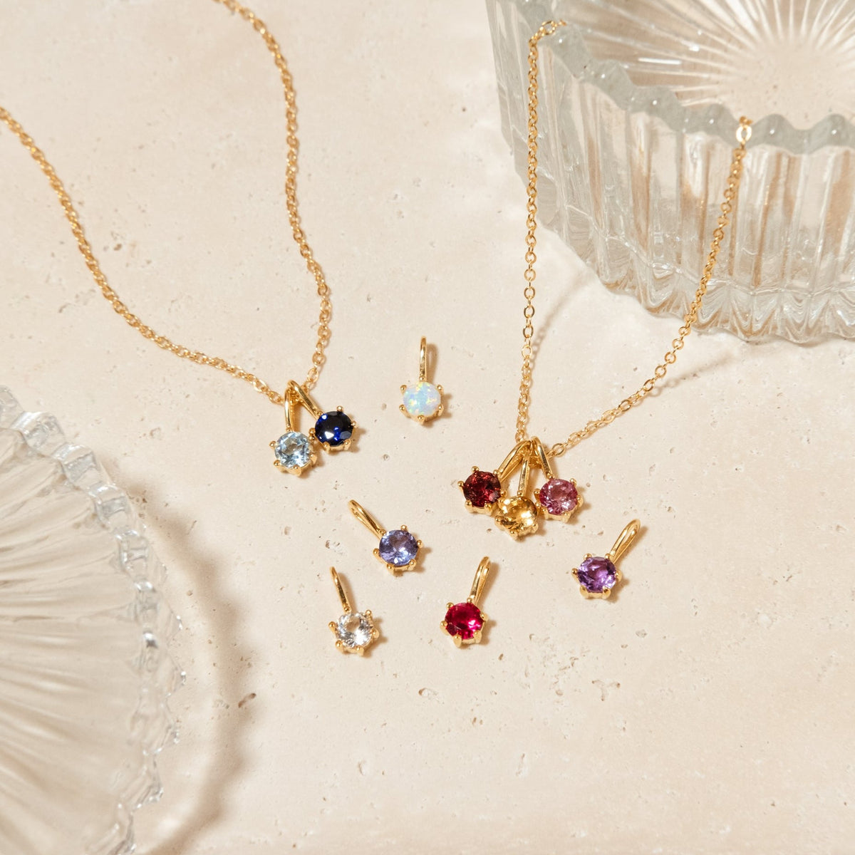 Dainty Birthstone Necklace