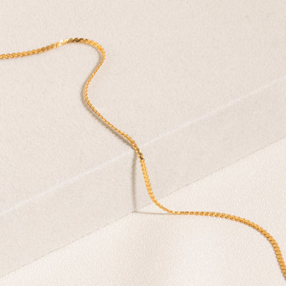 Dainty Serpentine Chain Bracelet