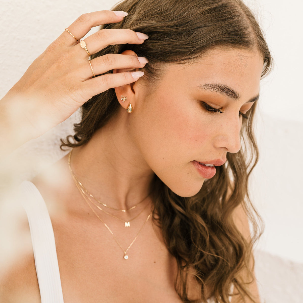 Bee Screwback Stud Earrings