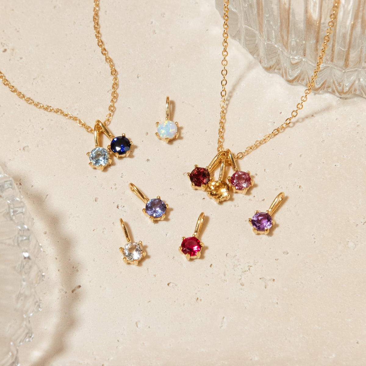 Spinel Charm (August Birthstone)