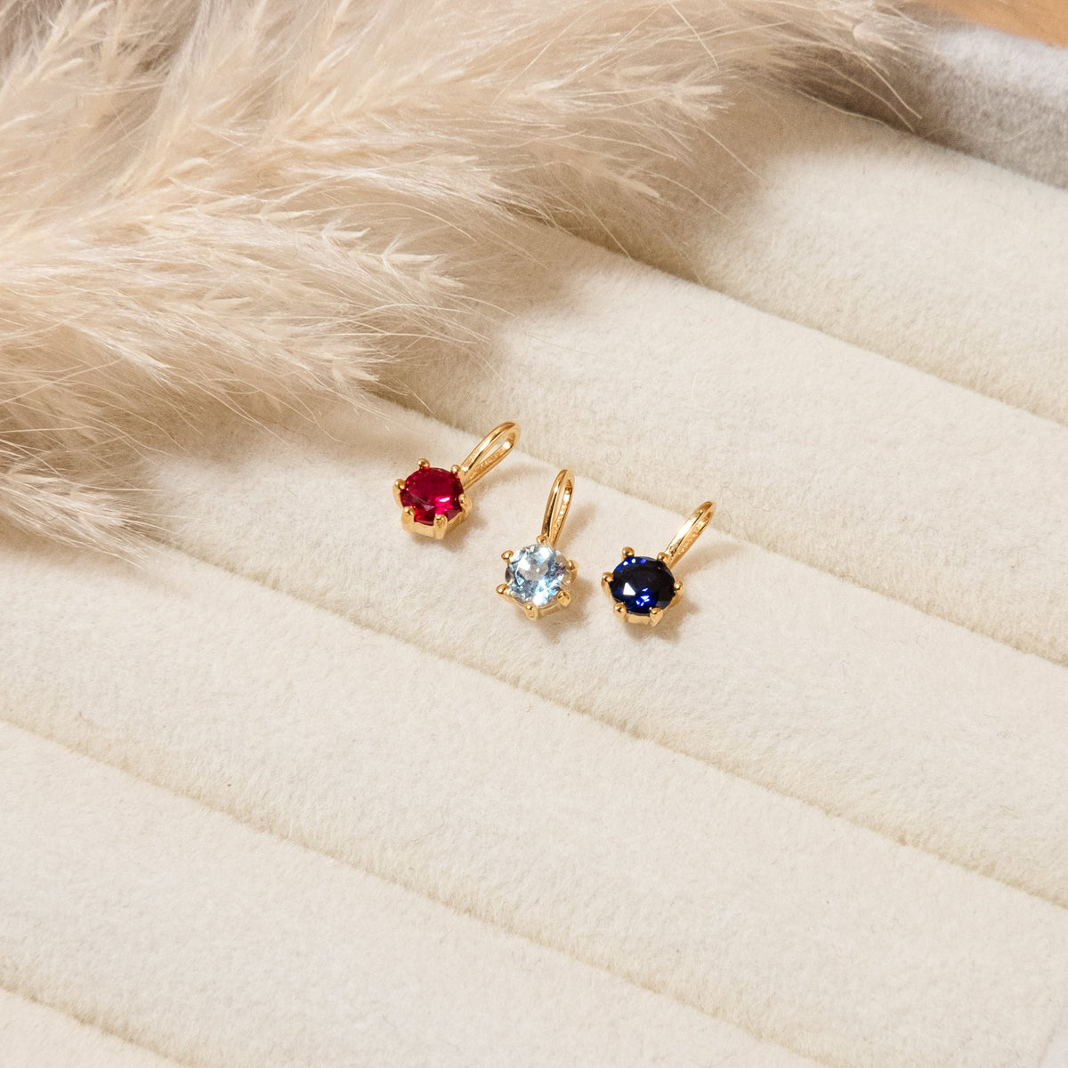 Spinel Charm (August Birthstone)