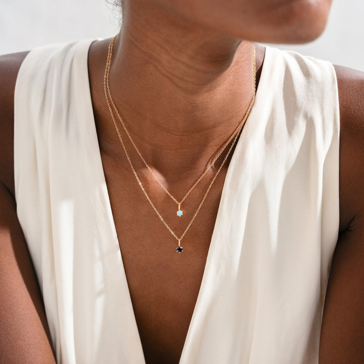 Sapphire Charm (September Birthstone)