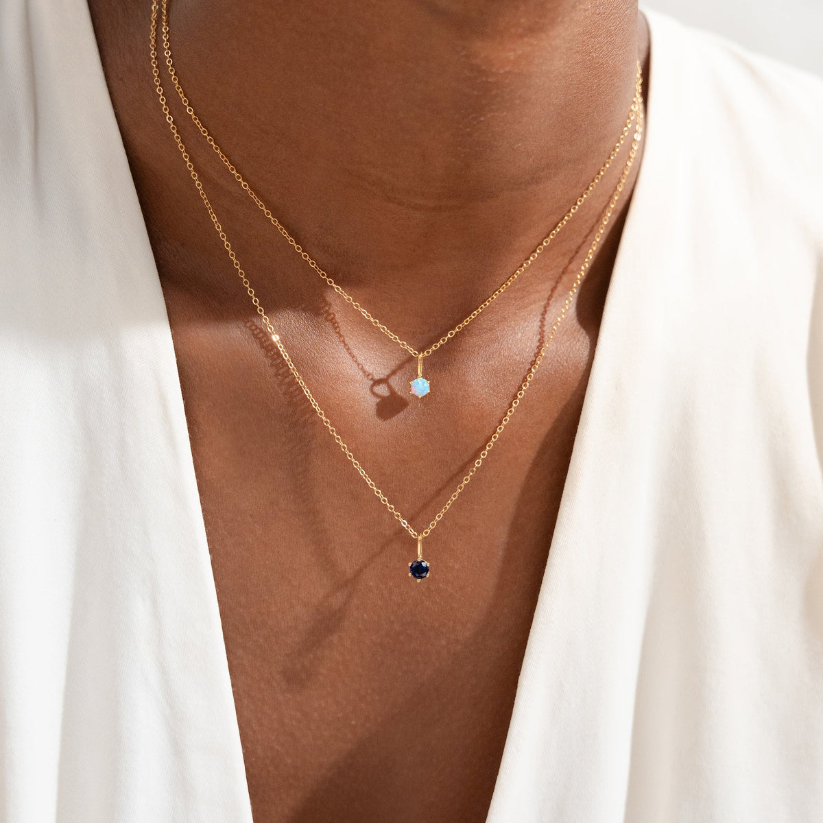Sapphire Charm (September Birthstone)