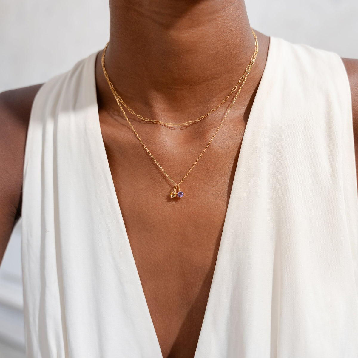 Citrine Charm (November Birthstone)