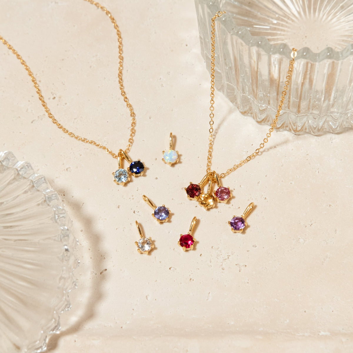 Dainty Birthstone Gift Set