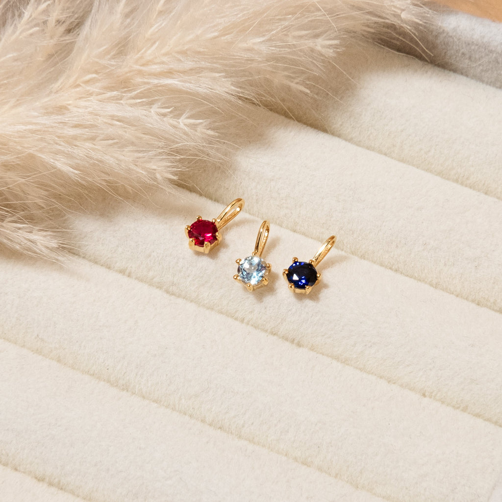 Sapphire Charm (September Birthstone)