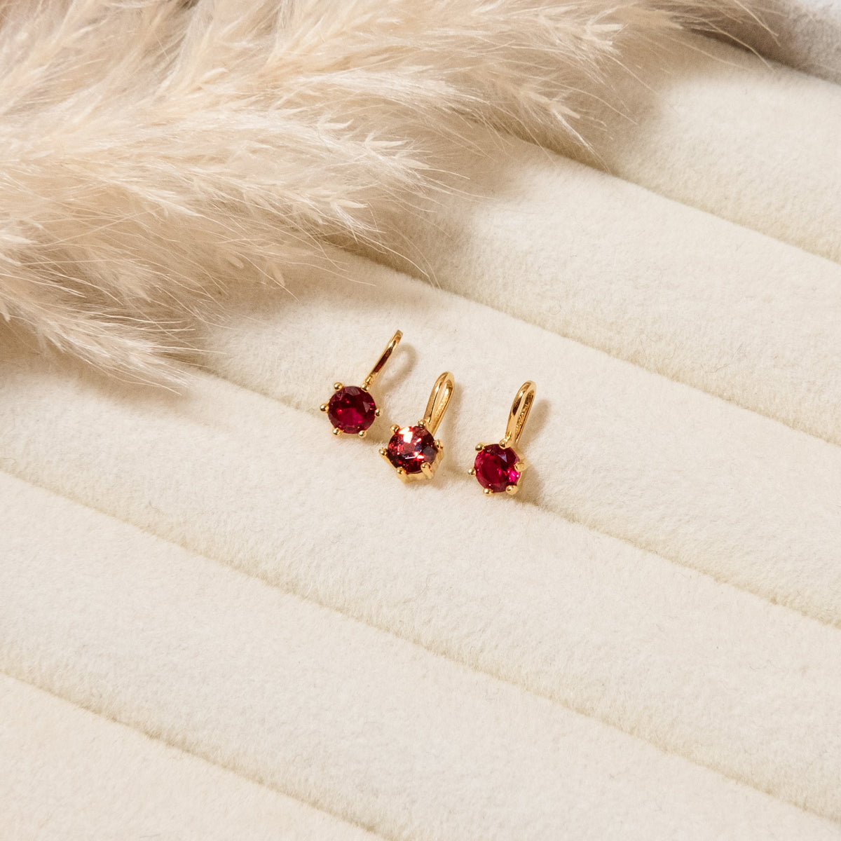 Ruby Charm (July Birthstone)