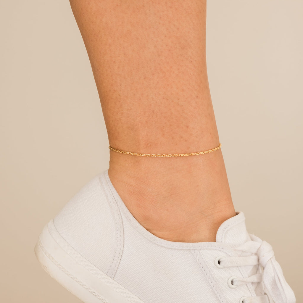 Dainty Rope Anklet