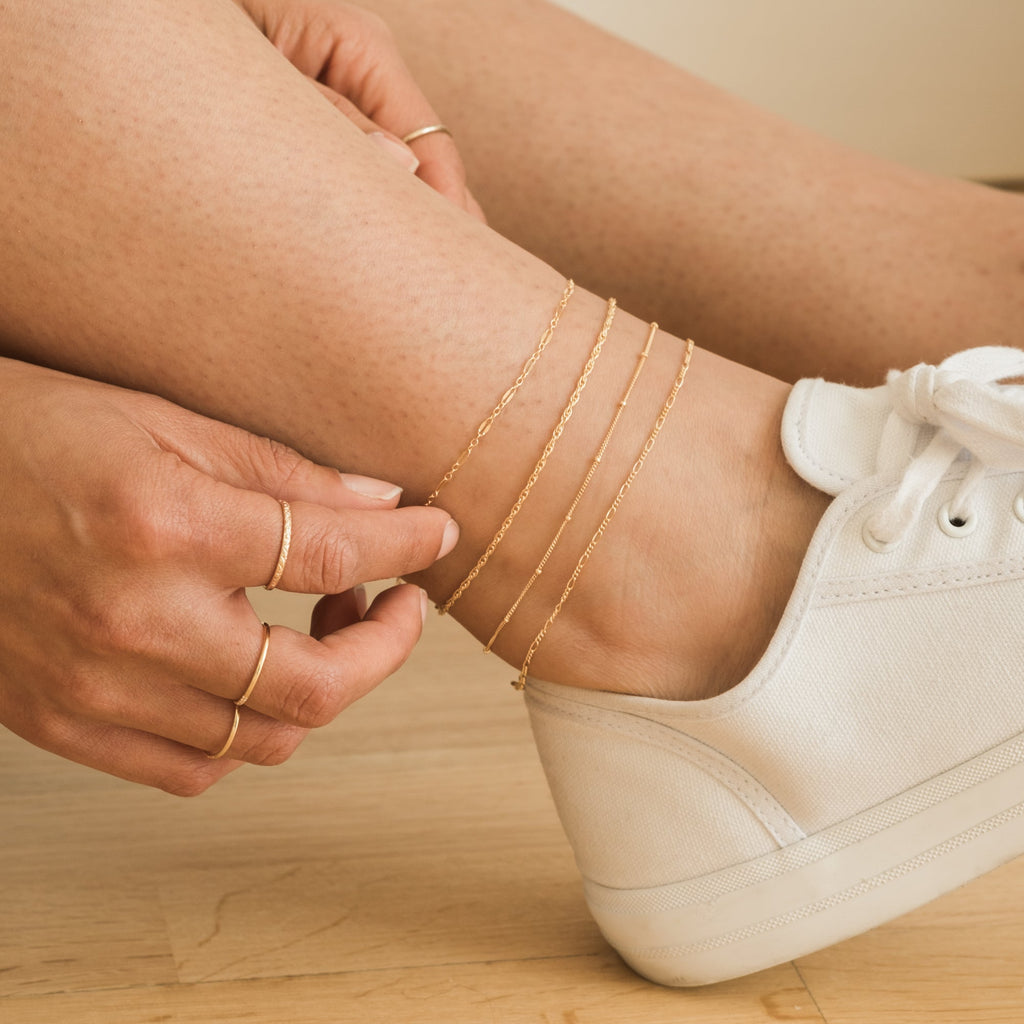 Dainty Lace Chain Anklet