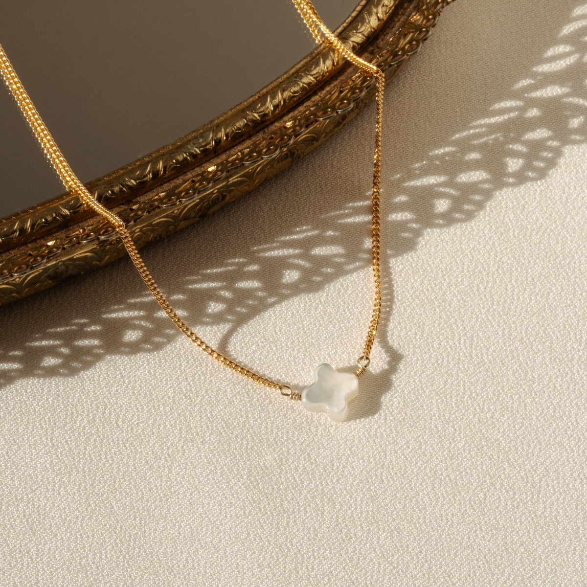 Pearl Clover Necklace