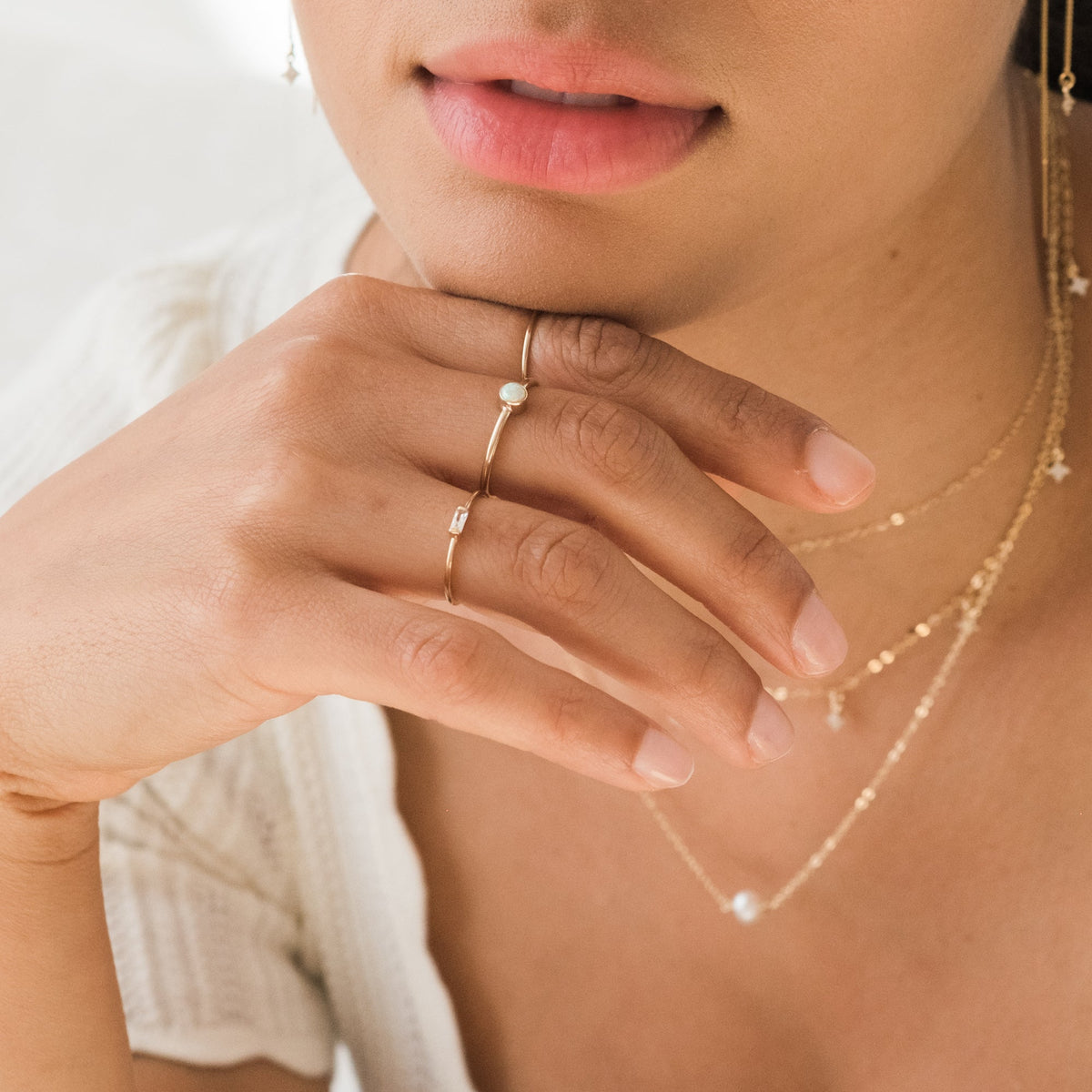 Dainty Baguette Ring