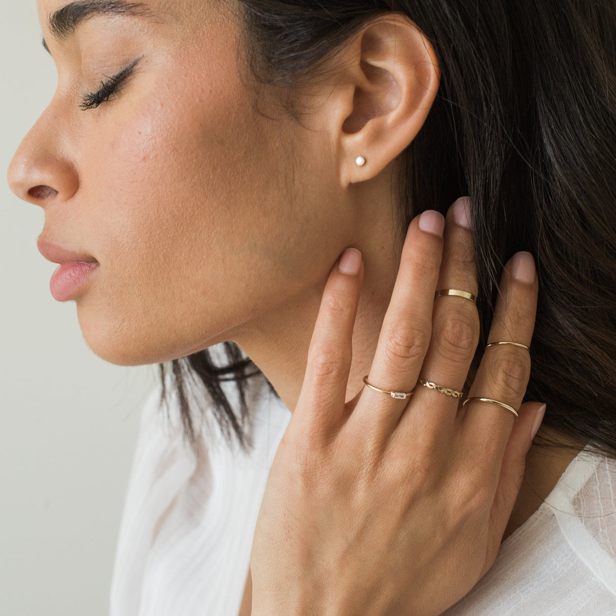 Dainty Baguette Ring