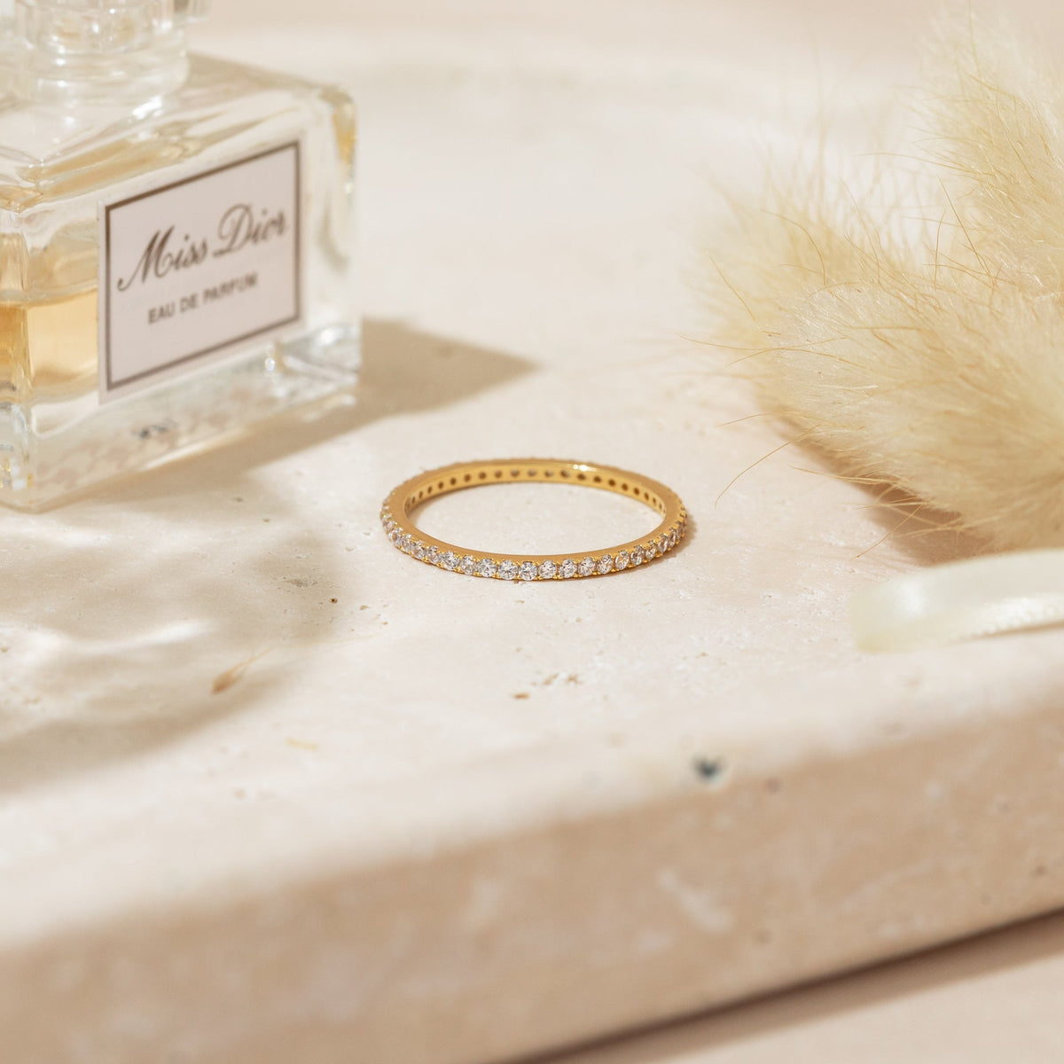 Dainty CZ Eternity Ring