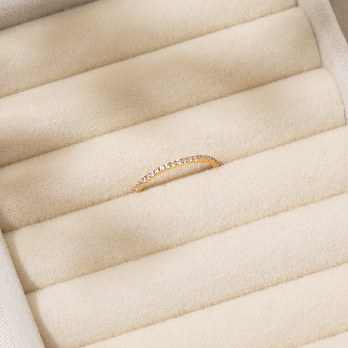Dainty CZ Eternity Ring