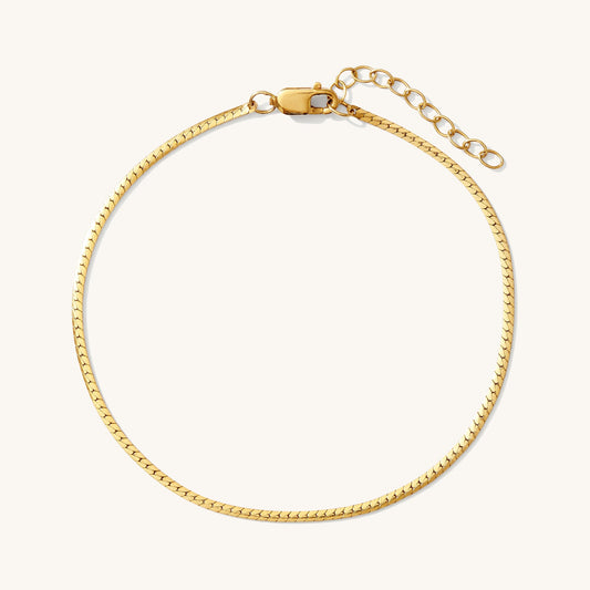 Dainty Herringbone Bracelet