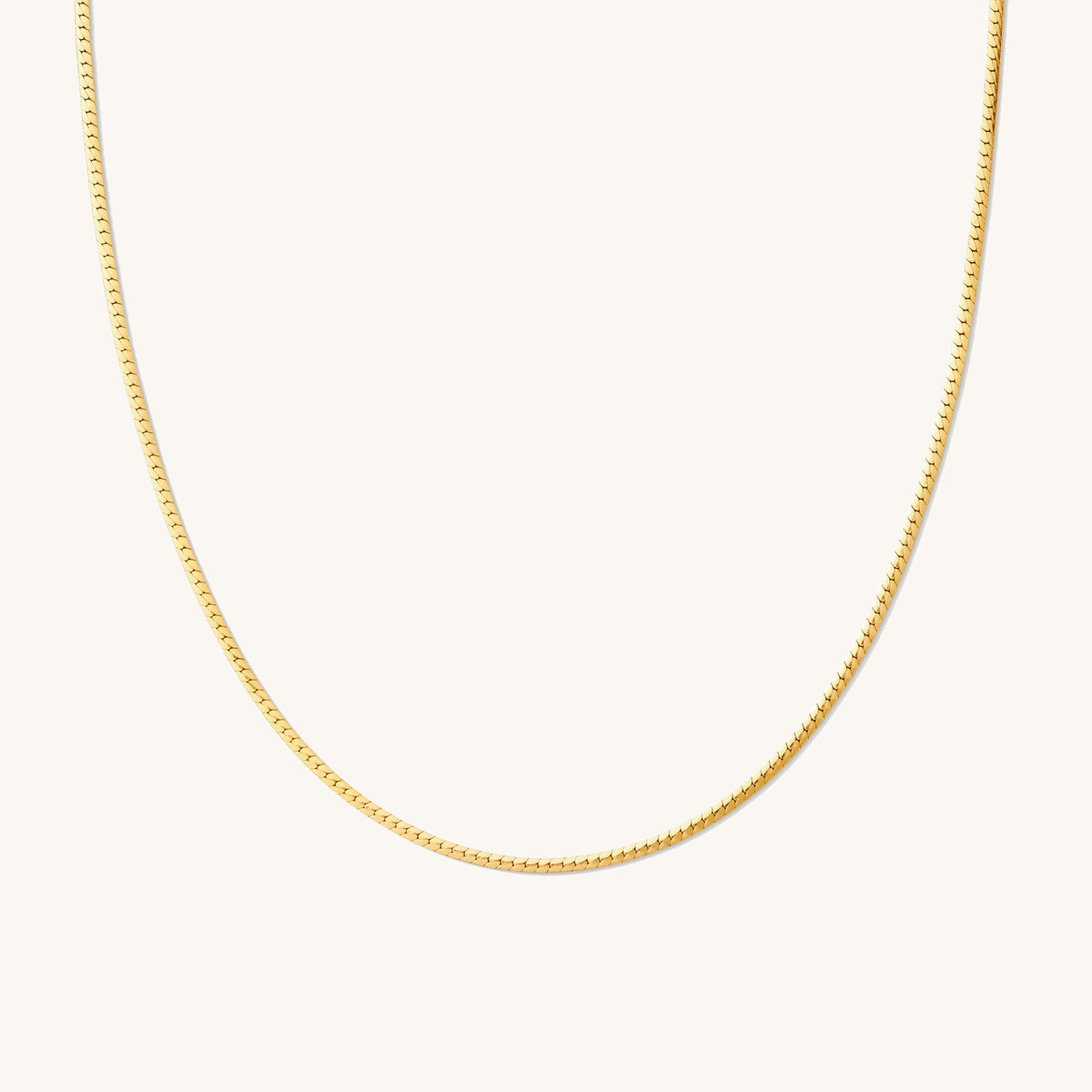 Dainty Herringbone Necklace