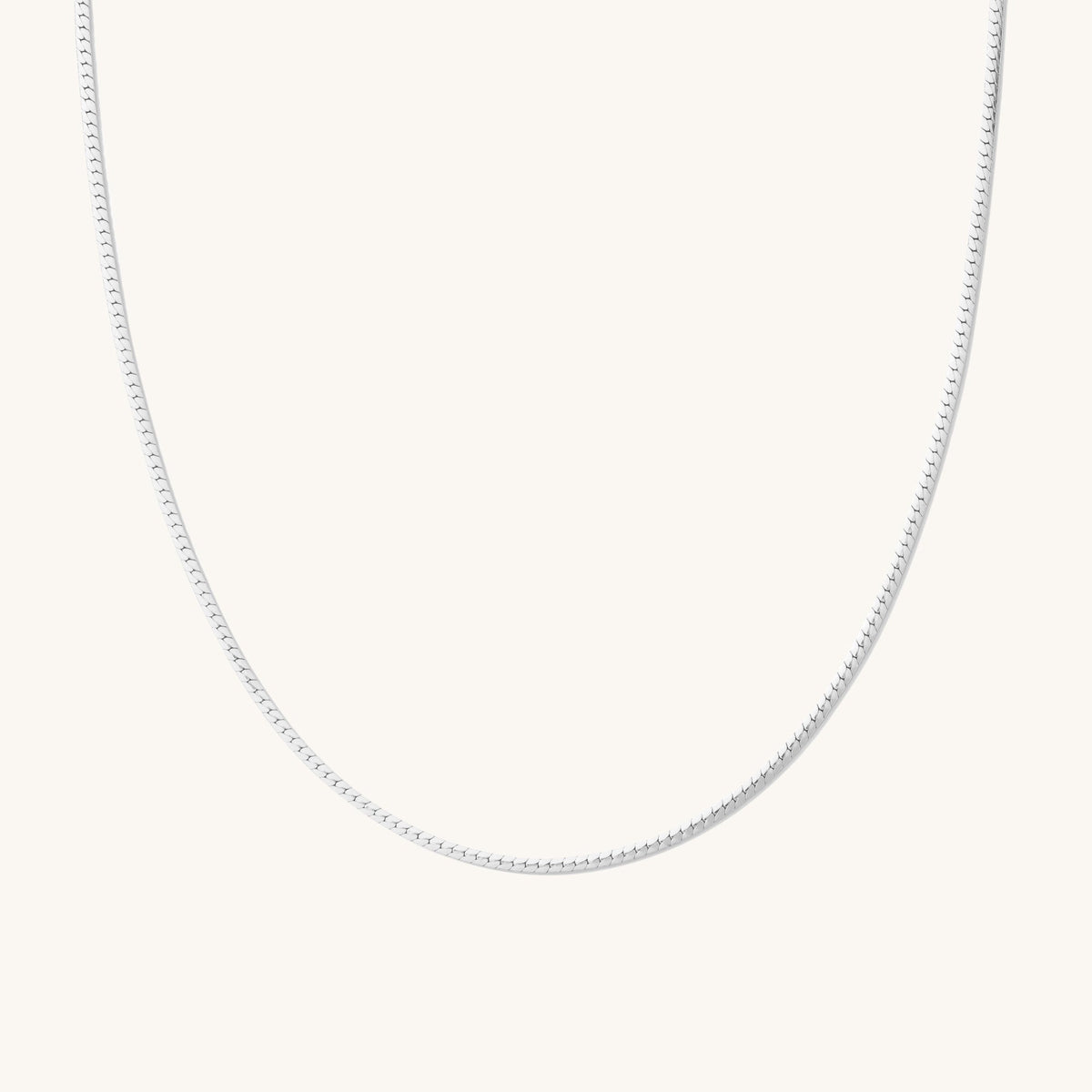 Dainty Herringbone Necklace