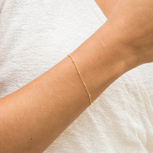 Dainty Satellite Chain Bracelet