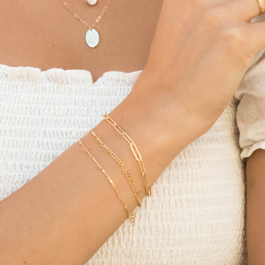 Dapped Chain Bracelet