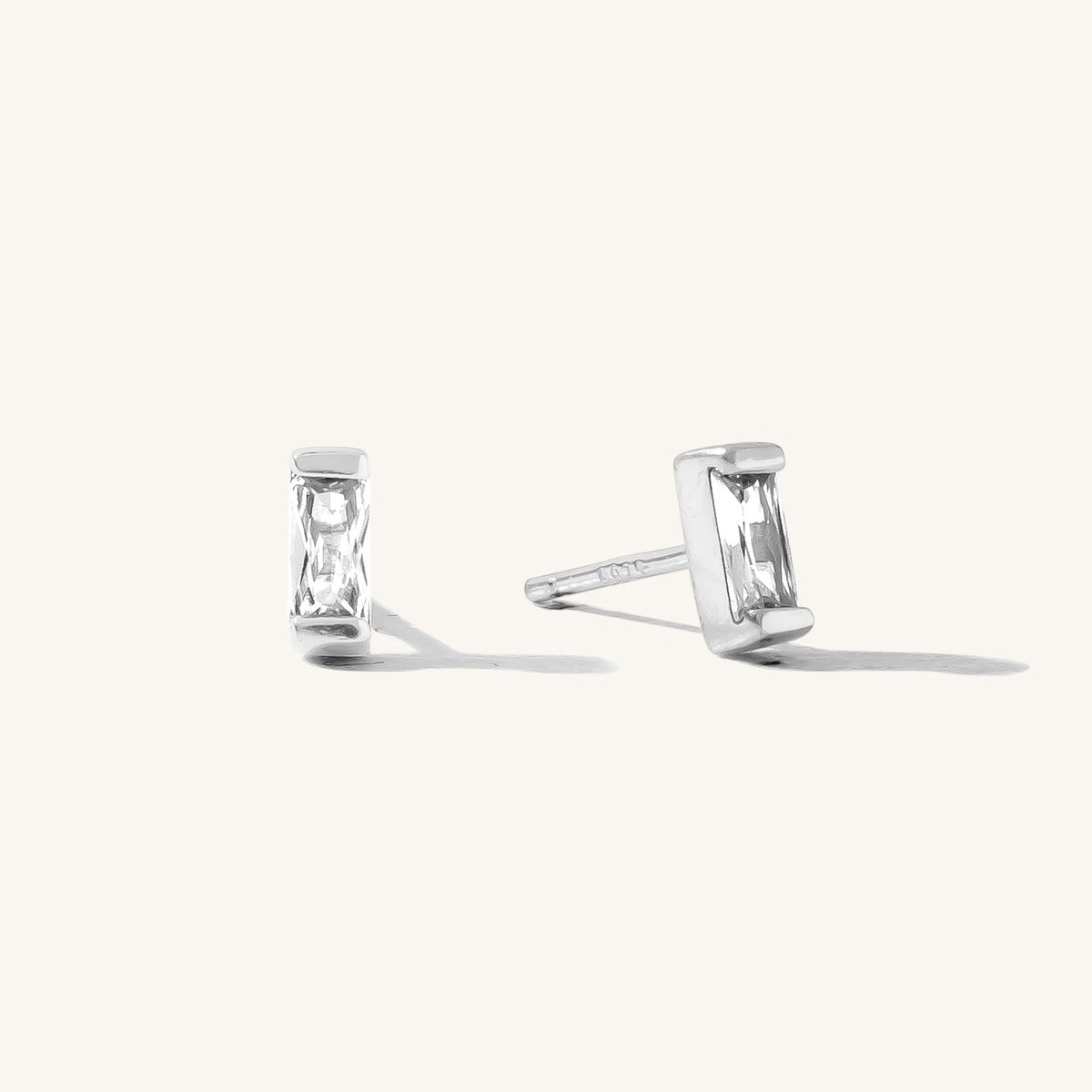 Baguette Stud Earrings