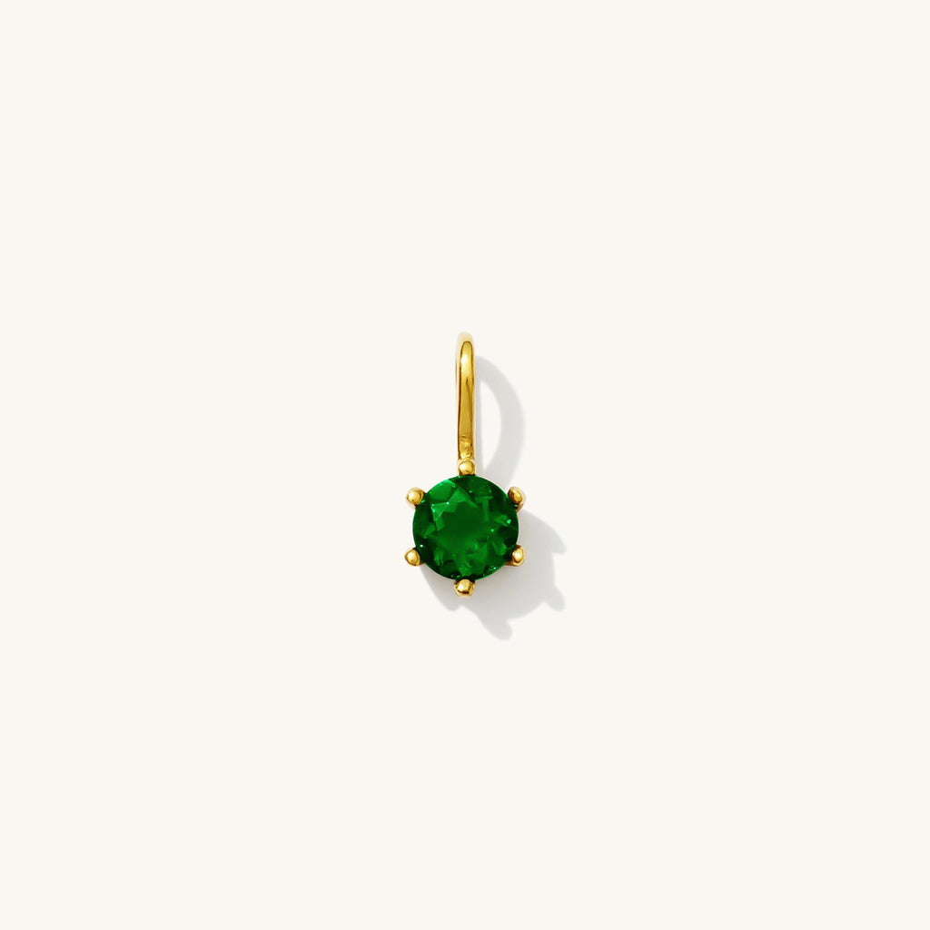 Emerald Charm (May Birthstone)