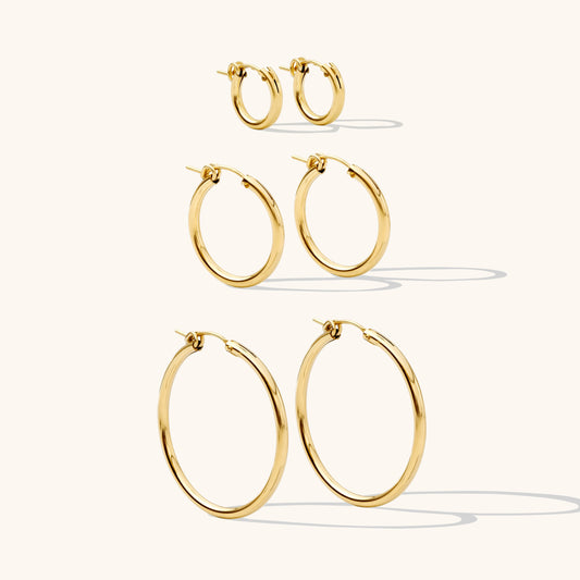 Everyday Hoop Earrings