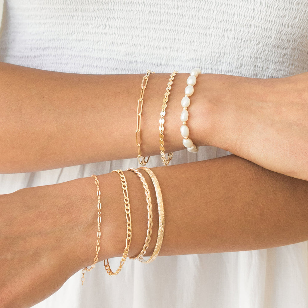Flower Cuff Bracelet