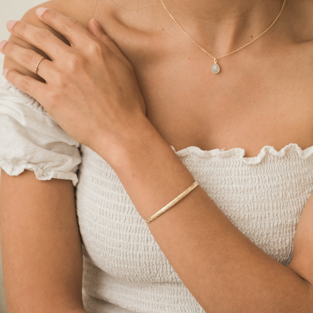 Flower Cuff Bracelet