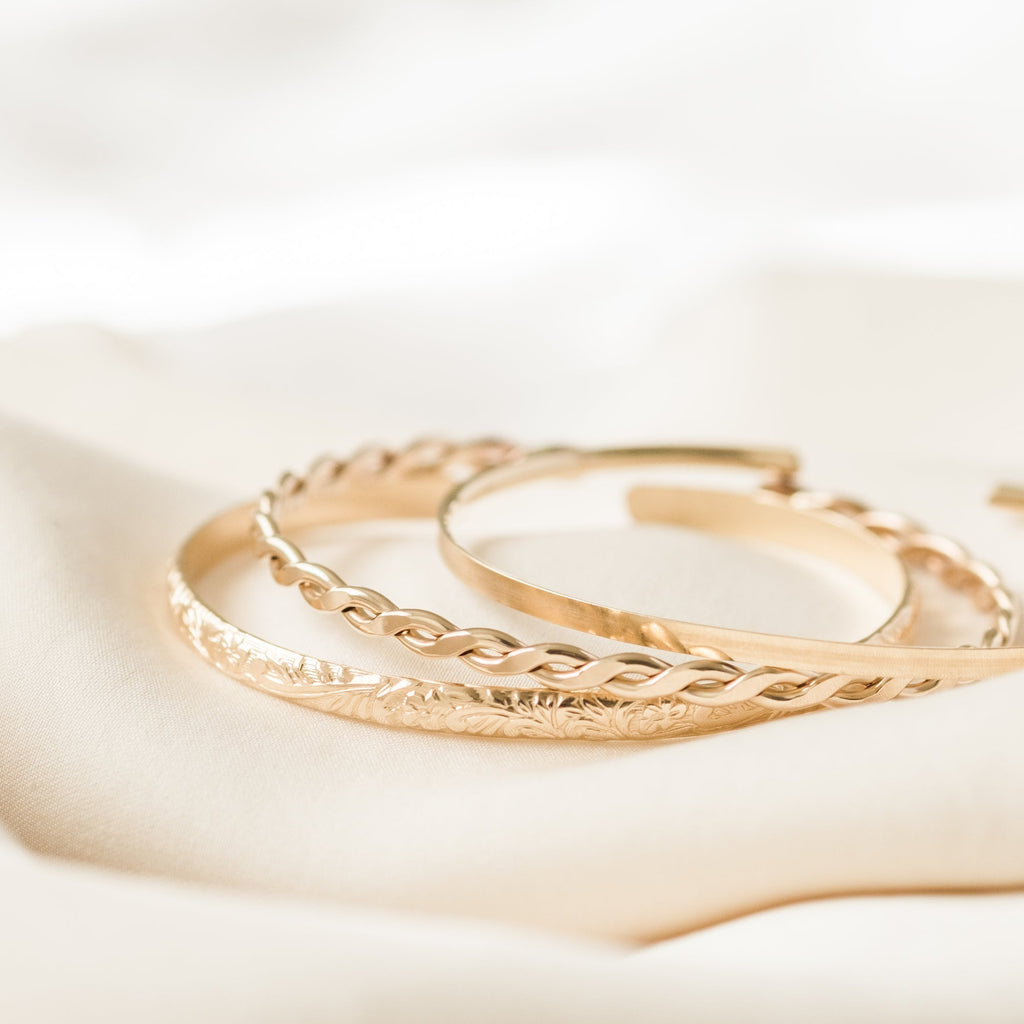 Flower Cuff Bracelet