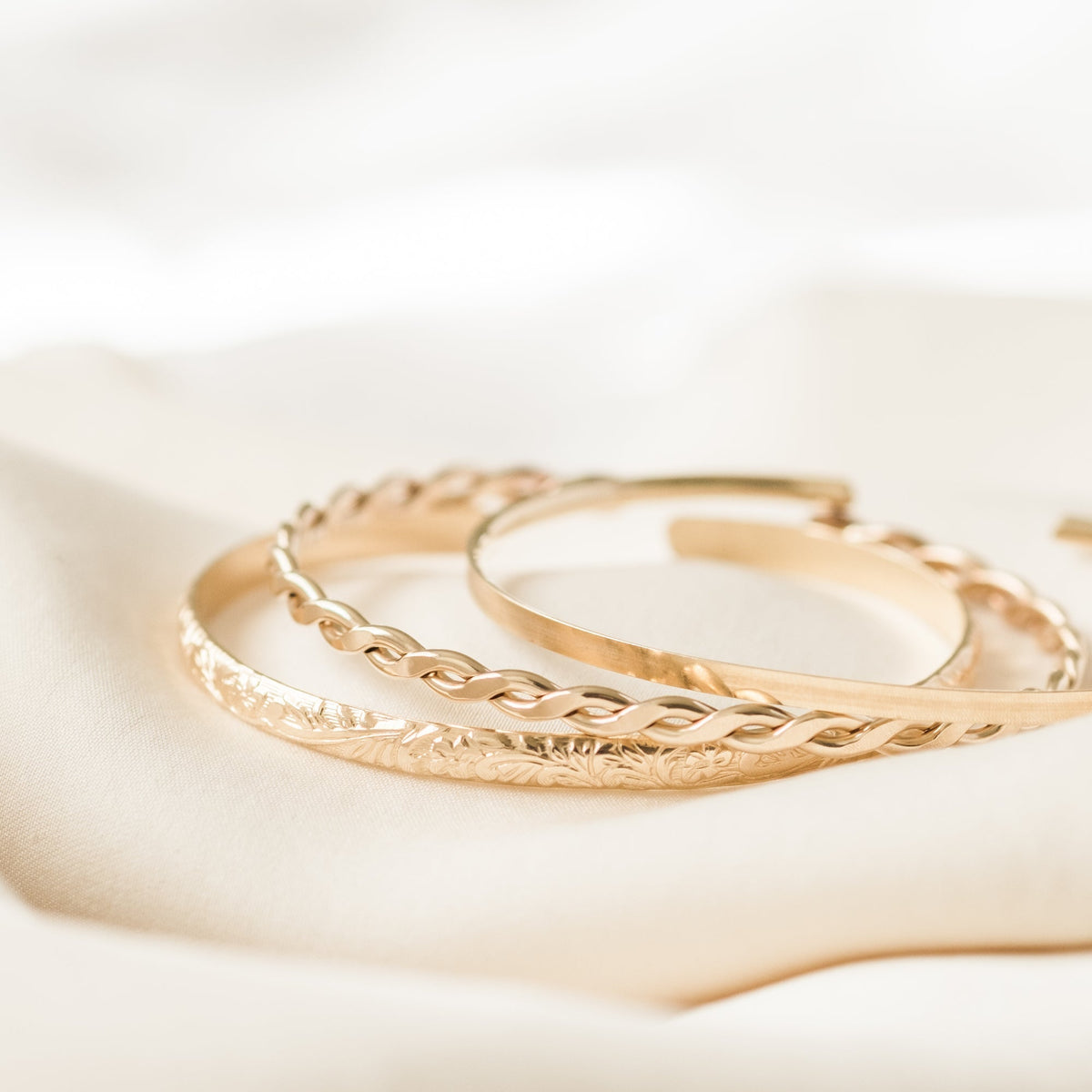 Flower Cuff Bracelet